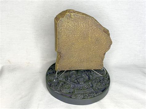 The Flood Tablet Xi Epic Of Gilgamesh Noahs Ark Stand Etsy