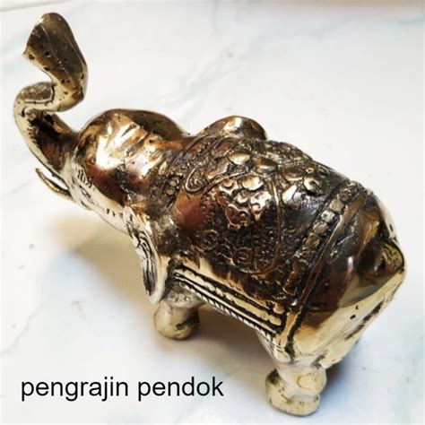 Jual Patung Gajah Kuningan Antik Paling Mewah Shopee Indonesia