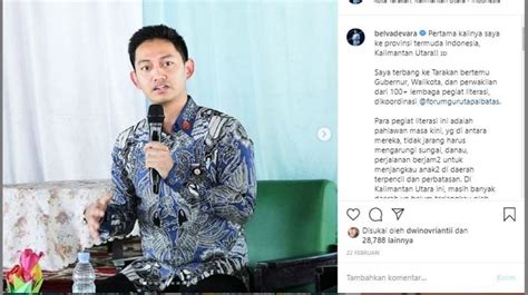 Gagahnya Belva Devara Pakai Batik Ini Sosok Ceo Ruang Guru