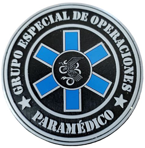 Policía Nacional Geo Grupo Especial De Operaciones Paramédico Parche