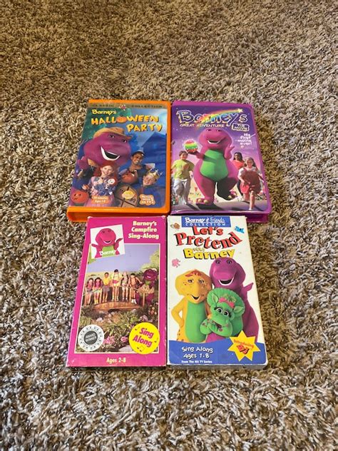 Barney Vhs Lot The Purple