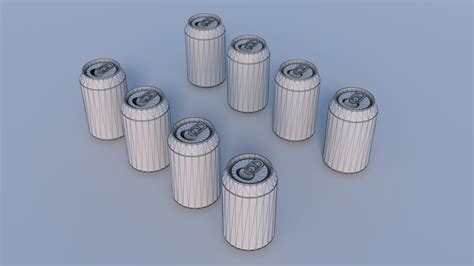 Soda Cans Pbr 3d Model Cgtrader