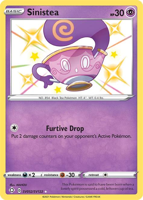 Sinistea #SV052 Prices | Pokemon Shining Fates | Pokemon Cards