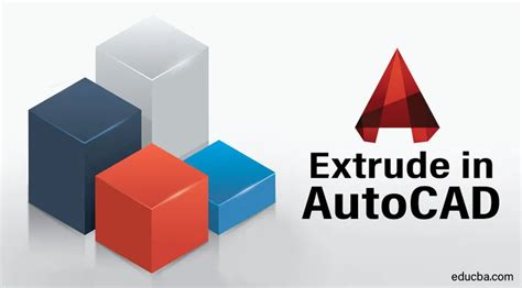 Extruir en AutoCAD Crear efecto de extrusión y herramienta de