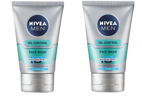 Nivea Men Advanced Whitening Oil Control Face Wash Gm X Pack Of