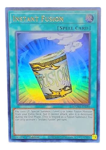 Instant Fusión Carta Yugioh Inglés Ultra Rare