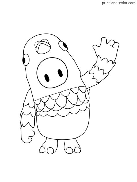 Fall guys coloring pages | Print and Color.com