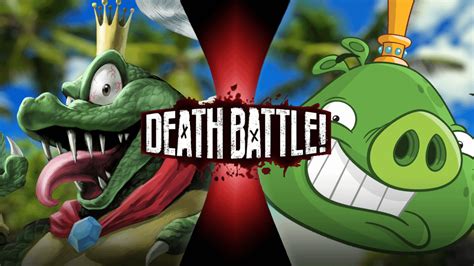 King K Rool Vs King Pig Donkey Kong Vs Angry Birds Mean Green Kings
