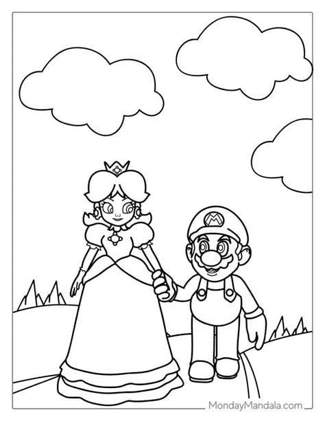 Mario Kart 8 Coloring Pages Rosalina Clothing