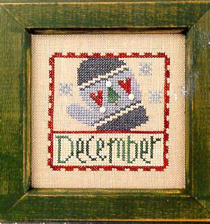 Lizzie Kate Flip It Stamp May Cross Stitch Pattern Cross Stitch