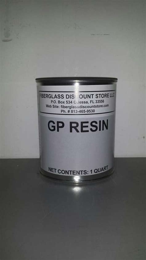 1quart Marine Resin W Hardener Fiberglass Discount Store