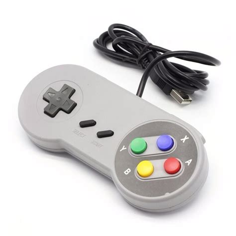 Controle Usb Super Nintendo Famicom Pc Kabum