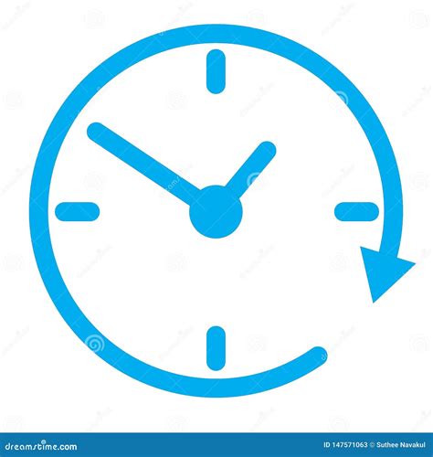 S Mbolo Del Reloj Icono Para Su Dise O Del Sitio Web Logotipo App