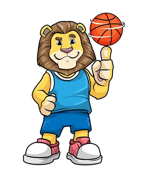 Lion Playing Basketball Clipart Clip Art Library Clip Art Library