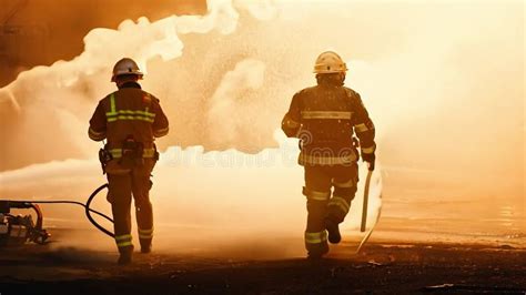 Firefighters Training Using Controlled Burn Stock Video Video Of Rescue Building 343997911