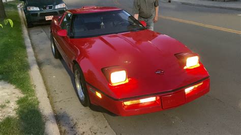 Corvette C4 Headlight Flip Youtube