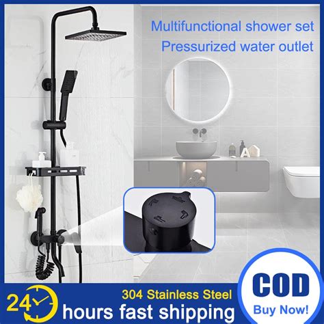Shower Set 304 Stainless Steel 4 In 1 High Quality Hot And Cold Shower