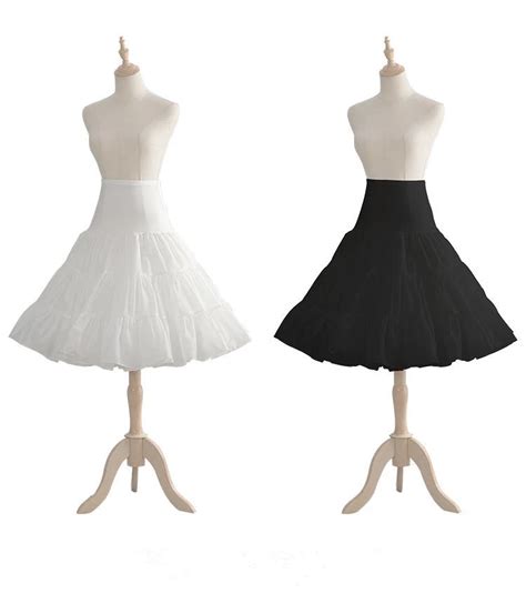 Free Short Organza Halloween Petticoat Crinoline Vintage Wedding Bridal