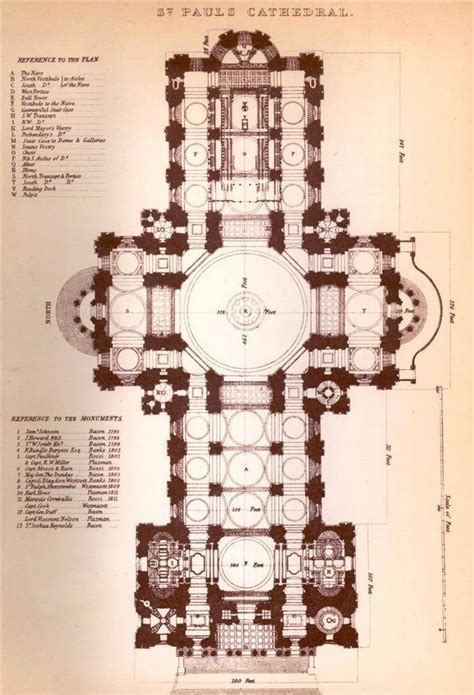 St Paul Cathedral Floor Plan - floorplans.click