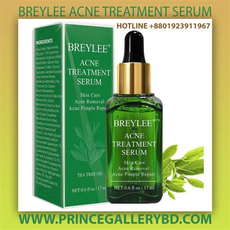 Breylee Acne Treatment Serum Ml Tea Tree Clear Skin Serum For