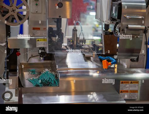 Automatic Wire Cut Strip And Crimp Machine Stock Photo Alamy