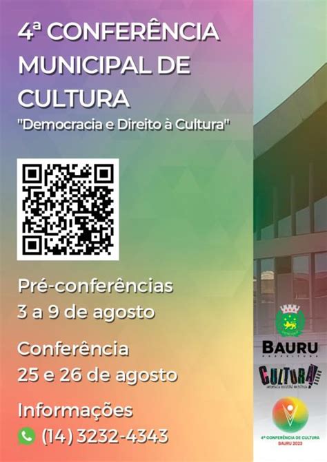 Pré Conferências da 4ª Conferência Municipal de Cultura começam nesta