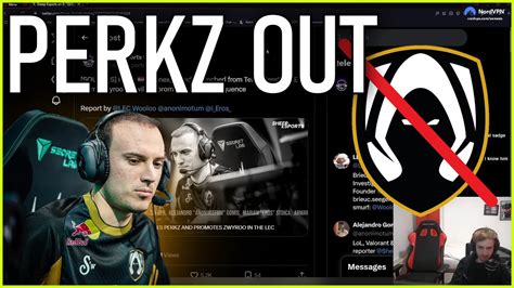 Nemesis Reacts To Perkz Benched From Th Youtube