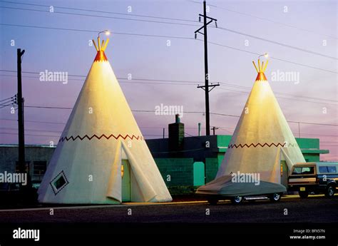 Wigwam Motel, Route 66 Stock Photo - Alamy