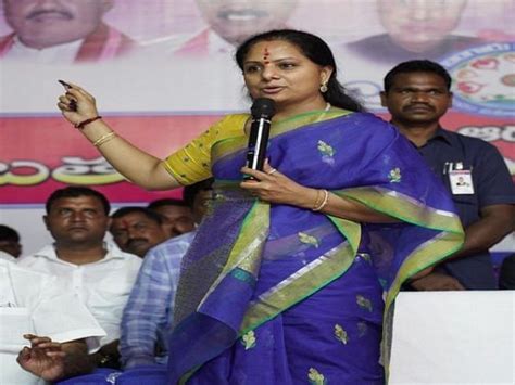 Trs Mlc K Kavitha Attacks Bjp Says Centre Disturbing Communal Harmony