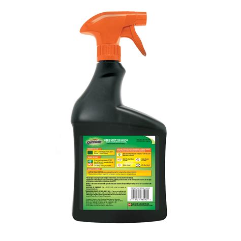 Spectracide Weed Stop For Lawns Plus Crabgrass Killer Ready To Use Spray 32 Ounces