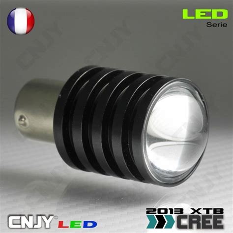 Ampoule W Led Cree Lens Ba S Special Feux De Recul Culot Compatible