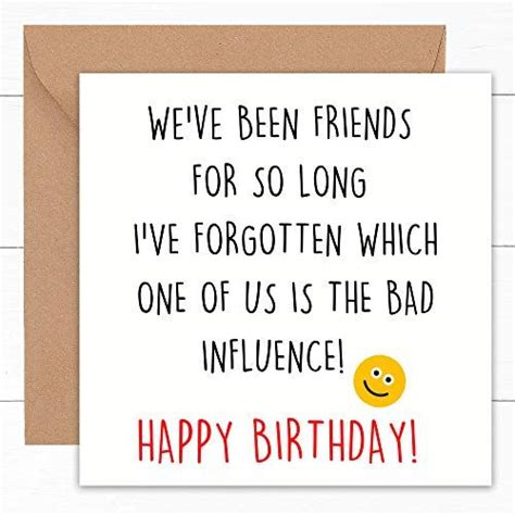 Funny Best Friend Birthday Cards Bff Card Friendship Gifts Cute