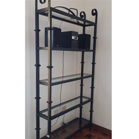 Wrought Iron Shelves Furniture And Home Living Furniture Shelves