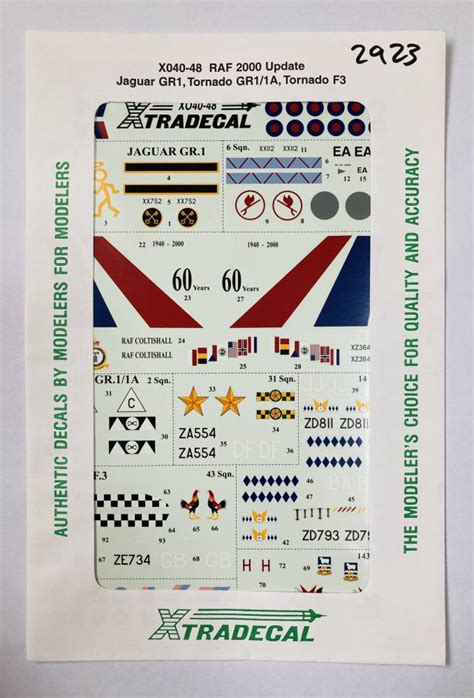 2923 040 48 RAF 2000 UPDATE JAGUAR GR1 TORNADO