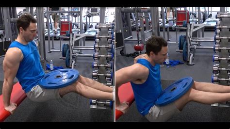 How To Weighted Bench Dips Youtube