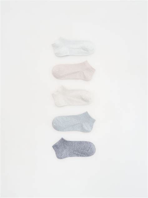Socks 5 Pack Color Nude RESERVED 208CS 02X
