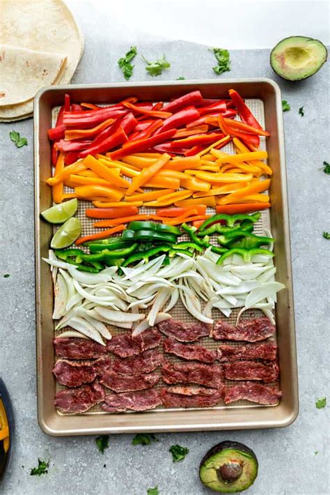 Sheet Pan Steak Fajitas Life Made Sweeter