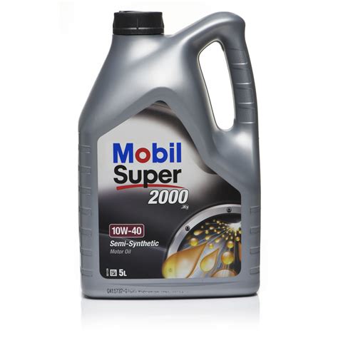 Mobil Super 2000x1 Semi Synthetic Motor Oil 10w40 5l Wilko