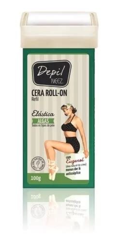 Cera Refil Roll On Depil Elástica Profissional Algas Neez MercadoLivre