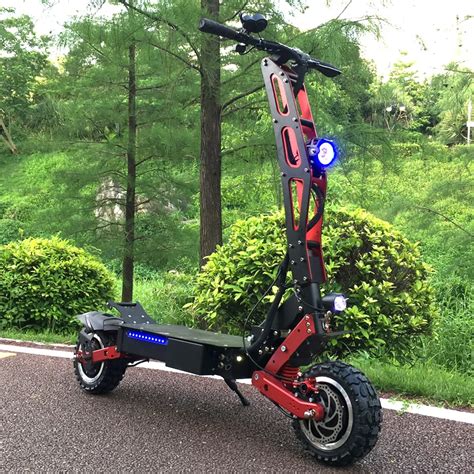 Flj New Most Powerful 11inch 5600w Dual Motor Adult Electric Scooter