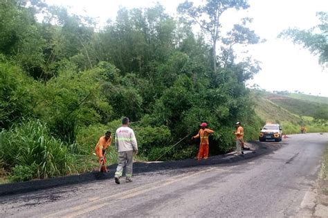 Trecho Da Mg Cede E Deixa Tr Nsito Em Meia Pista