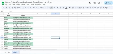 How To Find And Remove Duplicates In Google Sheets Spreadsheets Expert