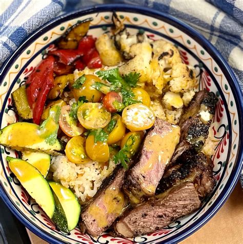 Steak And Rice Bowl Mexican Style Chattykathychatsandcooks