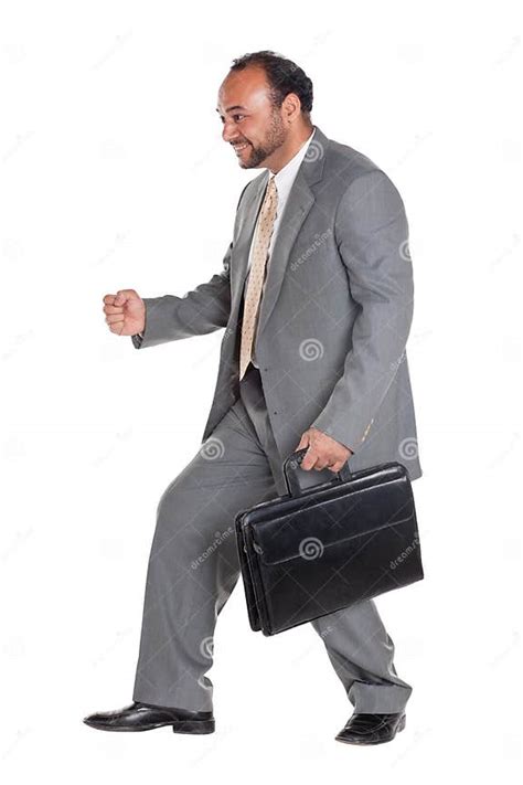 Sneaky Businessman Stock Photo Image Of Happy Grey 10298398