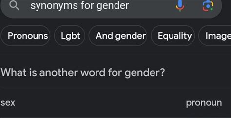 Synonyms For Gender Pronouns Lgbt Andgender Equality Image What Is