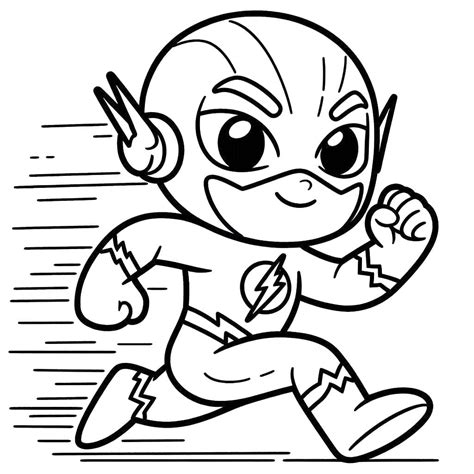 Desenho Do Flash Para Imprimir - 10