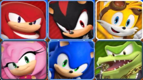 Sonic Dash Sonic Boom All Characters Unlocked And Fully Upgraded