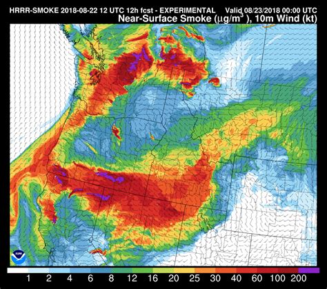 Oregon Smoke Information Statewide Smoke Forecast For Wednesday And