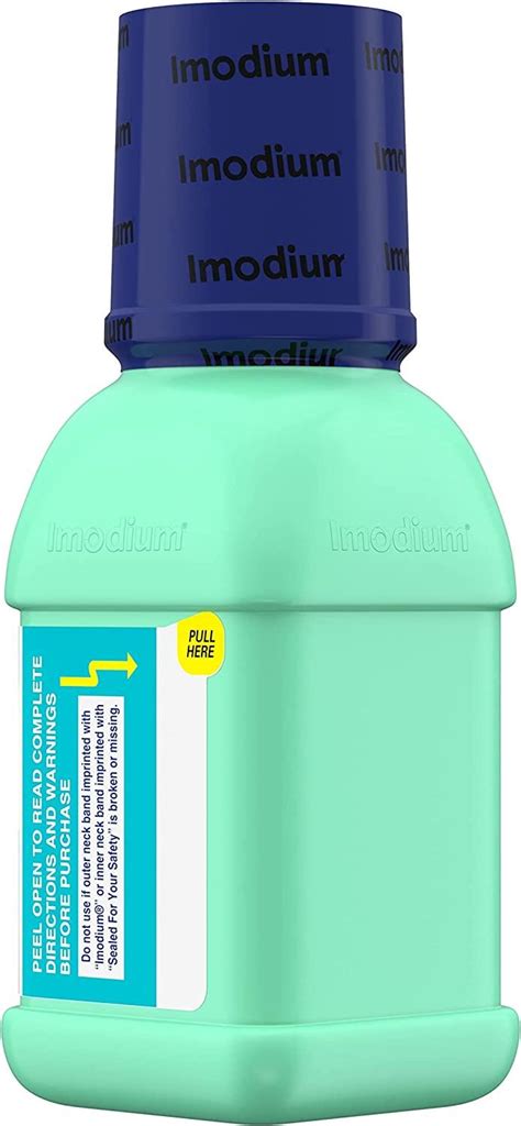 Imodium A D Liquid Anti Diarrheal Medicine Mint Flavor Fl Oz