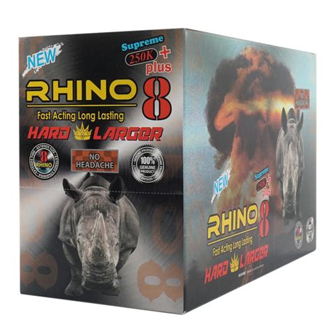 Rhino 8 Supreme 250k Grey Market Nutrition